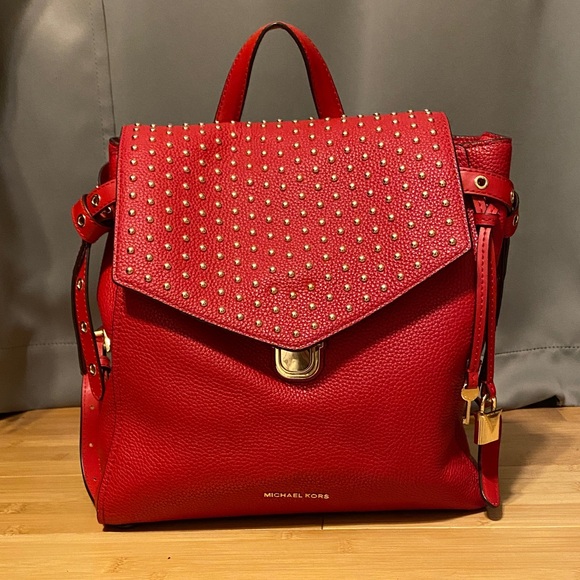 Michael Kors Handbags - Michael Kors Backpack with Gold Studs